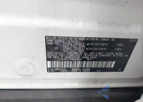 2023 Toyota Rav4 Xle Premium from USA, damaged, VIN 2T3A1RFV3PW363648